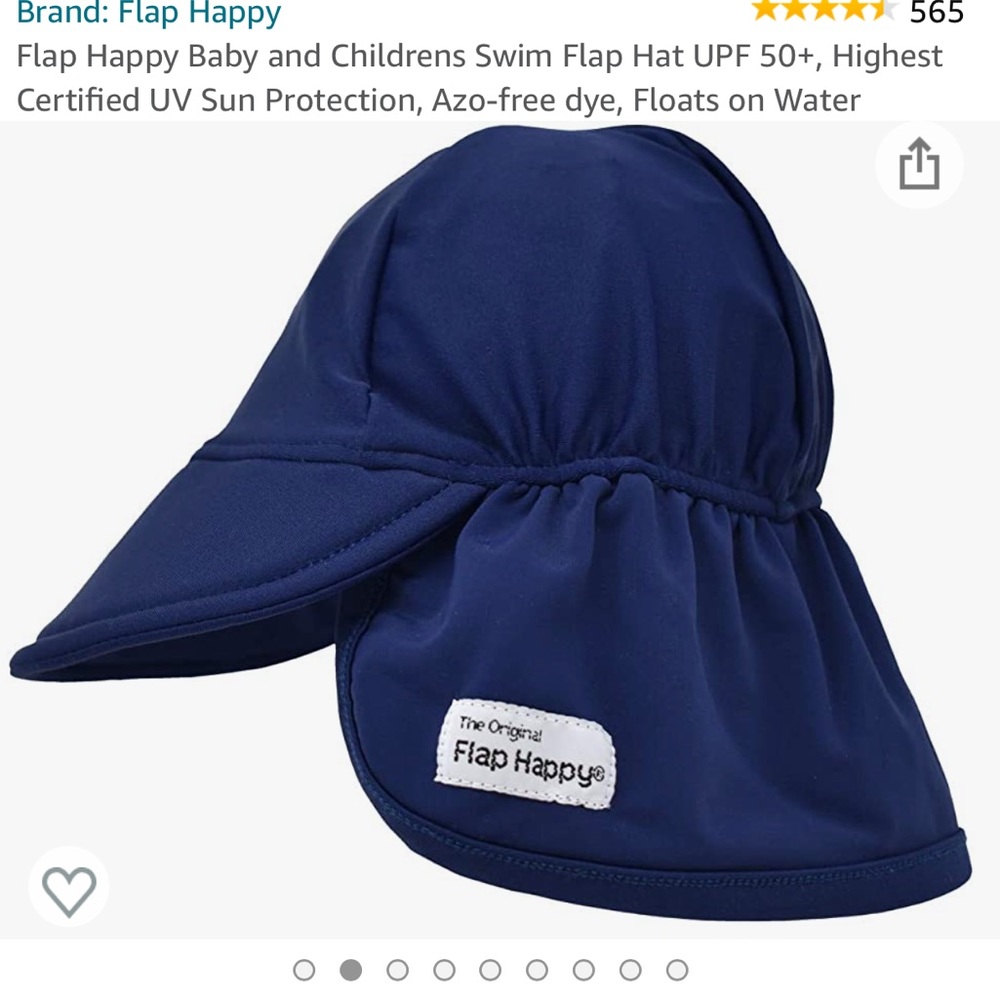 2/$10 🍁 The Original Flap Happy Toddler Baby Sun Hat